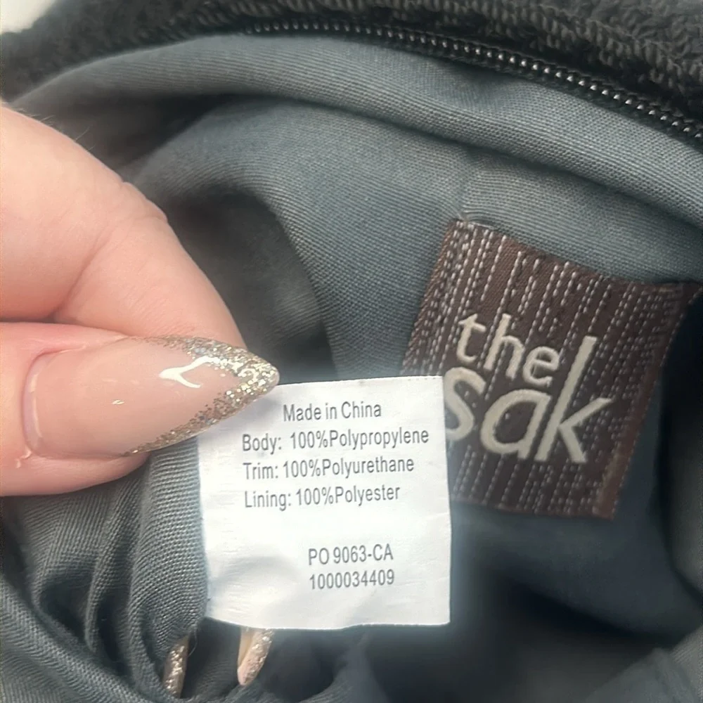 THE SAK  Lucca Black Crochet Leather